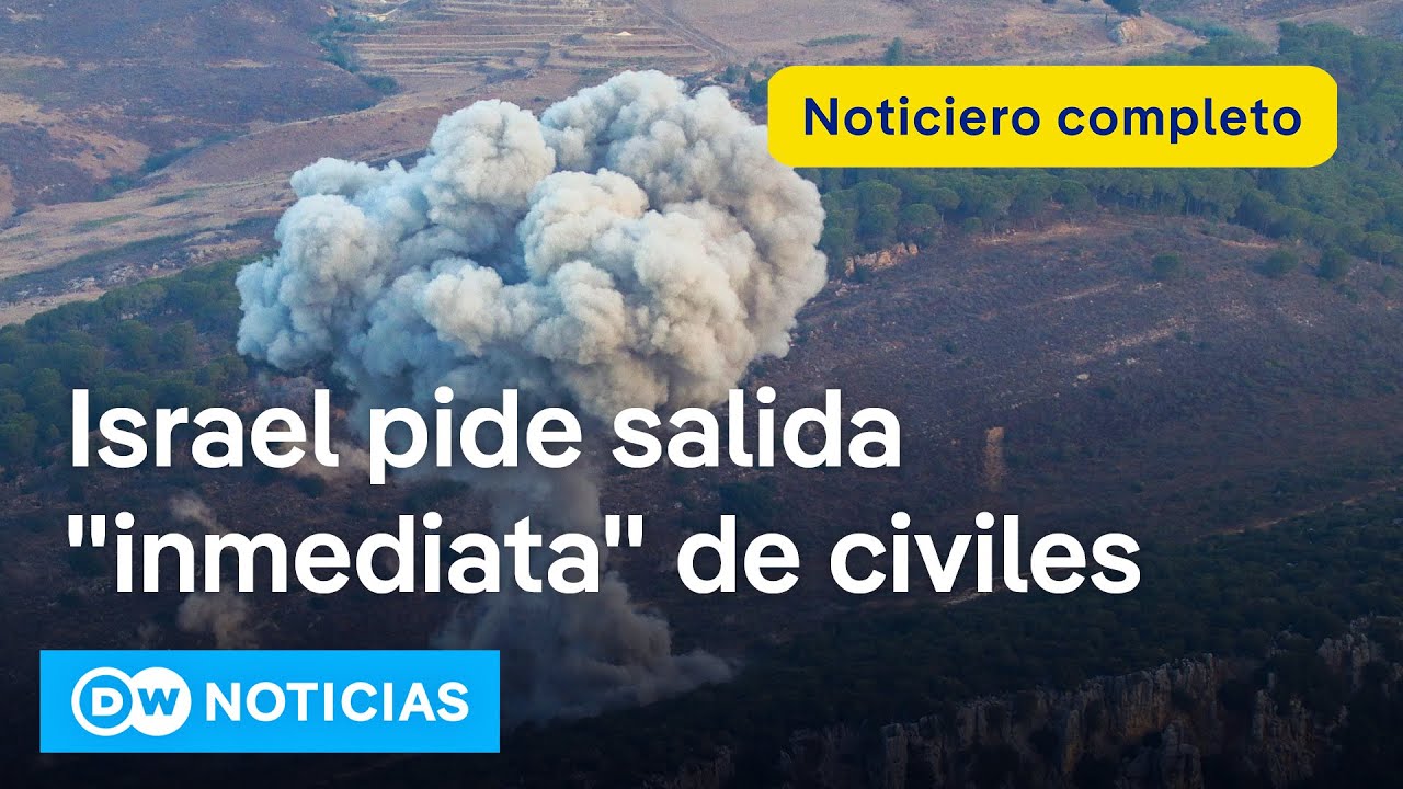 🔴 DW Noticias del 23 de septiembre: Israel bombardea 300 objetivos de Hezbolá en el sur del Líbano