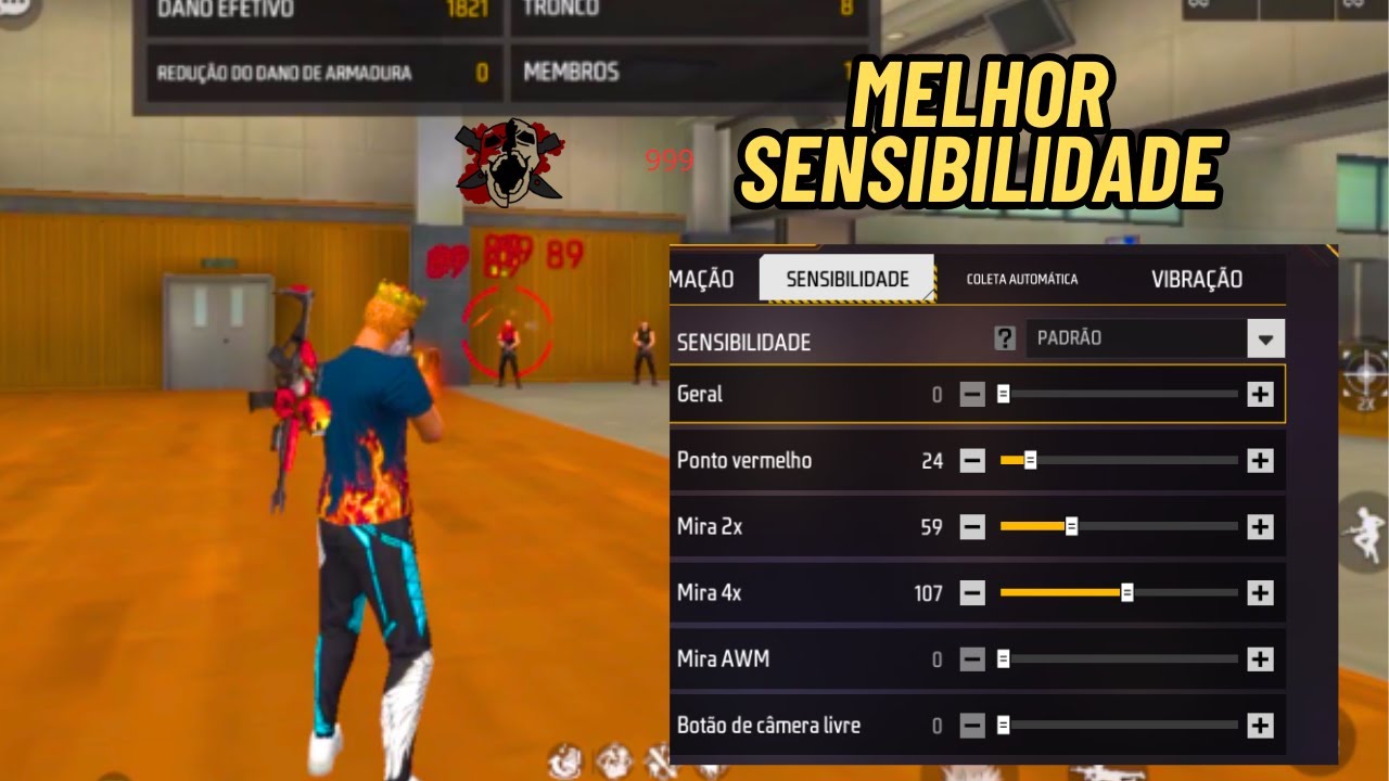 🔥 A MELHOR SENSIBILIDADE para SUBIR CAPA no FREE FIRE em 2025!