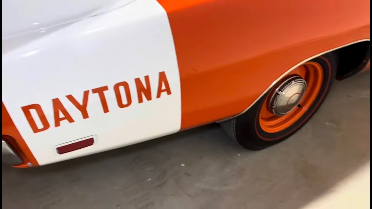 1969 Dodge Daytona with white interior