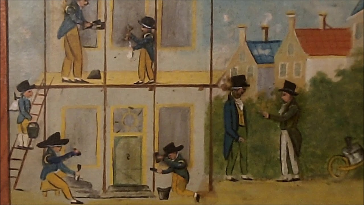 Friese staartklok - Bouwvakkersmechaniek