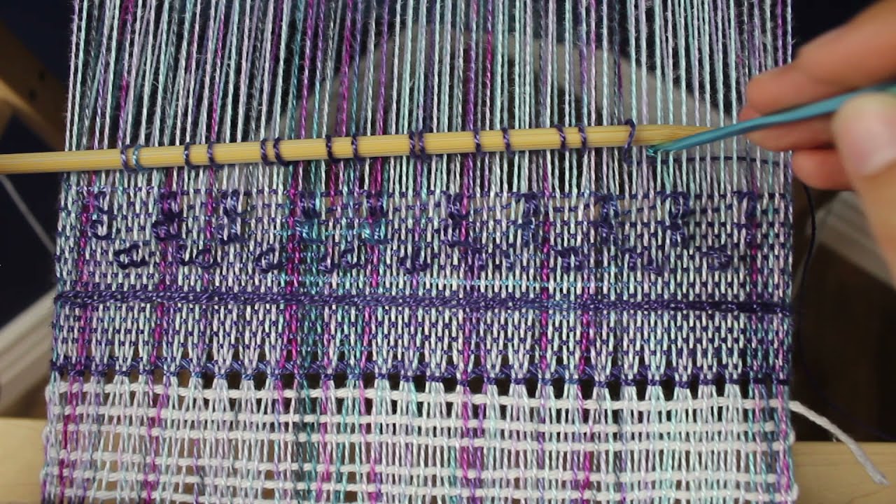 Beginning Catenpile Weaving Tutorial: Create ornate designs on the surface of your woven fabric.