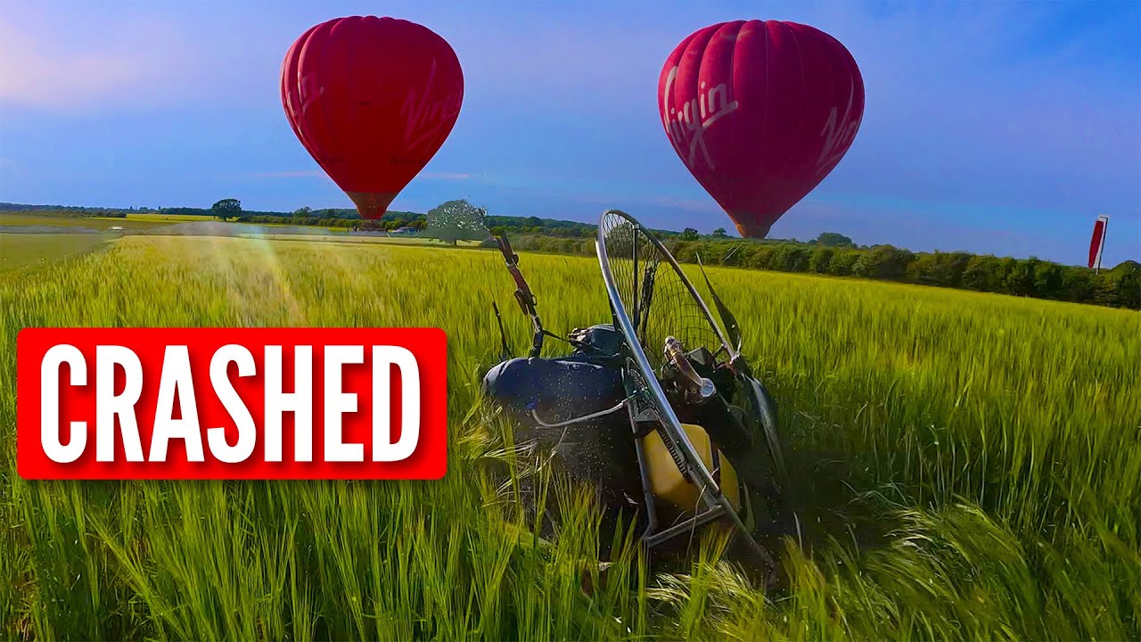 BALLOONS Made Me CRASH My Paramotor