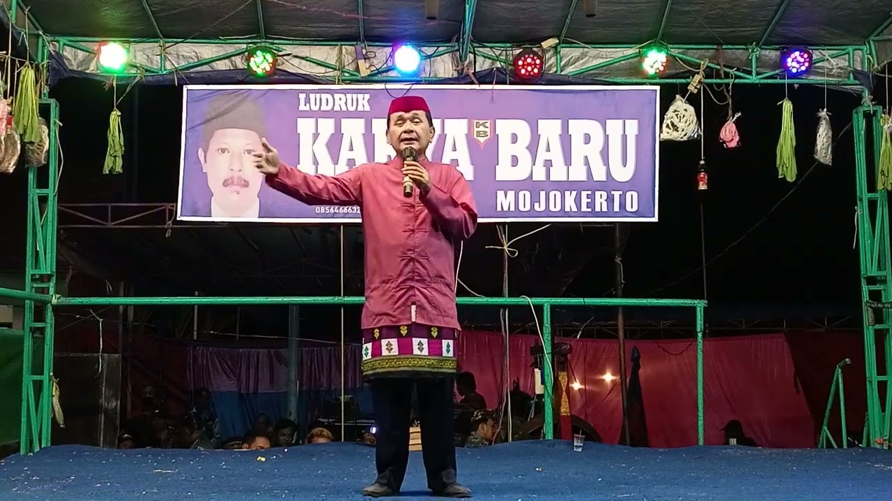 LAWAKAN SUPER LUCU LUDRUK KARYA BARU ACARA SEDEKAH BUMI DESA KEPUH WRINGINANOM GRESIK