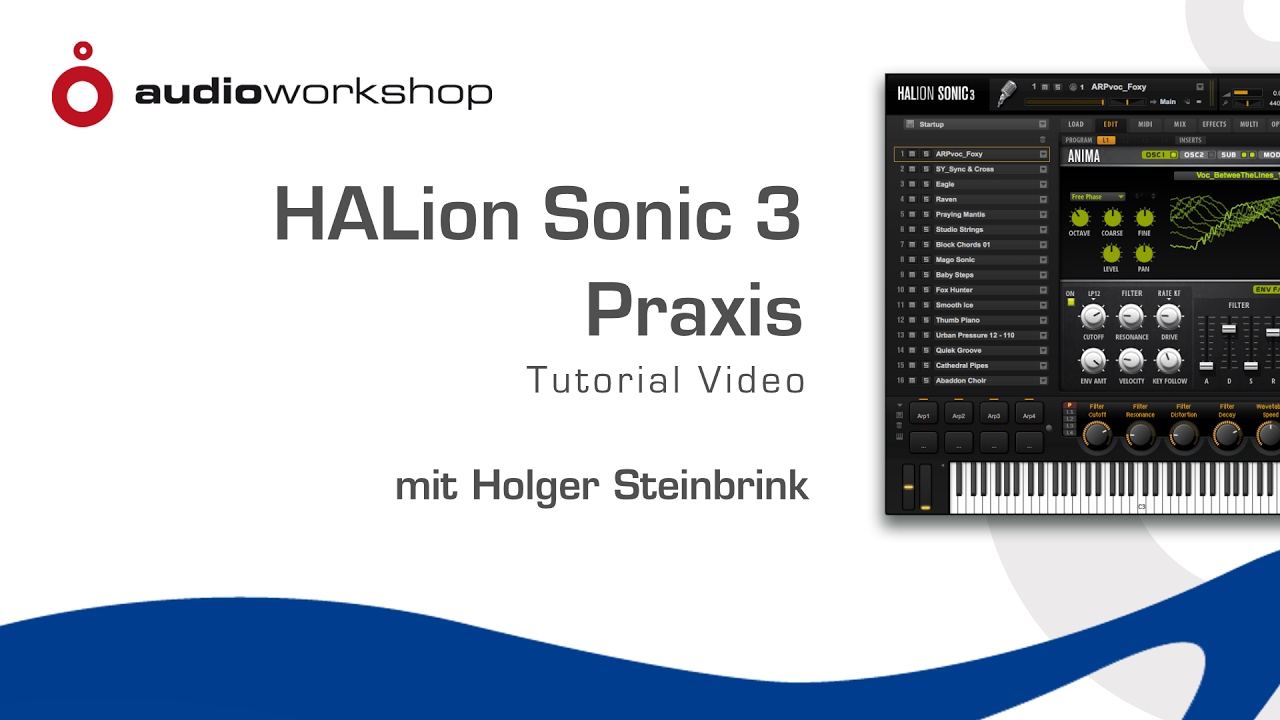 HALion Sonic 3 Praxis Tutorial-Video