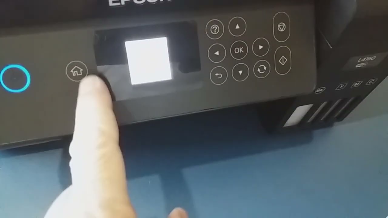 As cores estão diferentes, verde sai azul Epson L4160 L4260