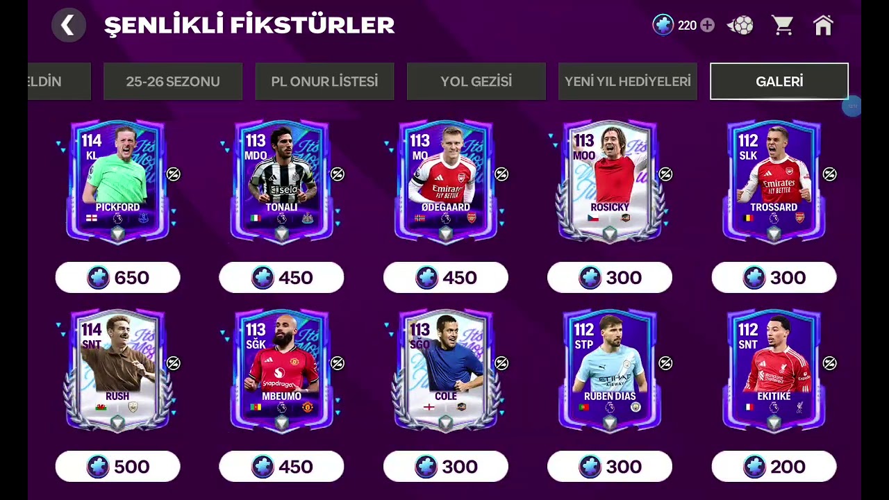 116 gen oldum 114 ve 112 gen oyuncu kadroma getirdim