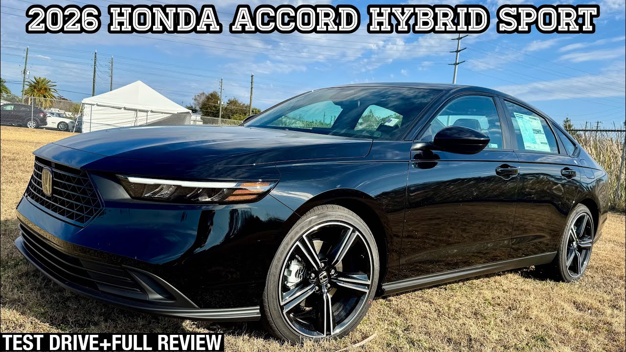2026 Honda Accord Hybrid Sport: TEST DRIVE+FULL REVIEW