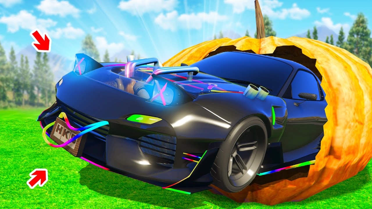 НАШЕЛ ЧИТЕРСКУЮ ТАЧКУ В ТЫКВЕ В GTA 5 ONLINE ! - БИТВА АВТОУГОНЩИКОВ В ГТА 5 ОНЛАЙН