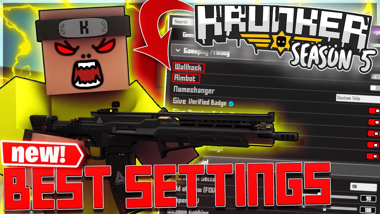 Лучшие настройки для 5-го сезона Krunker.io! (ПОЯСНЕНИЕ)