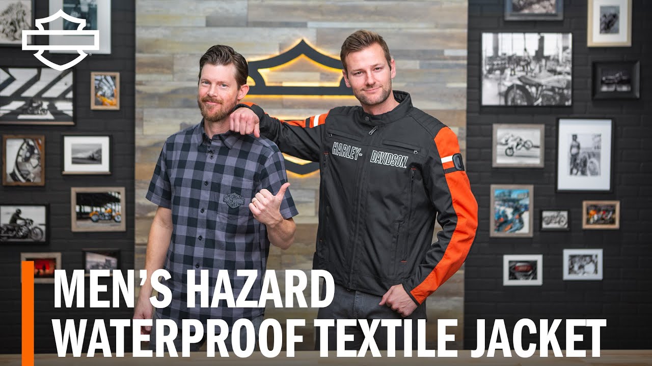Harley-Davidson Men's Hazard Waterproof Textile Motorcycle Jacket Overview