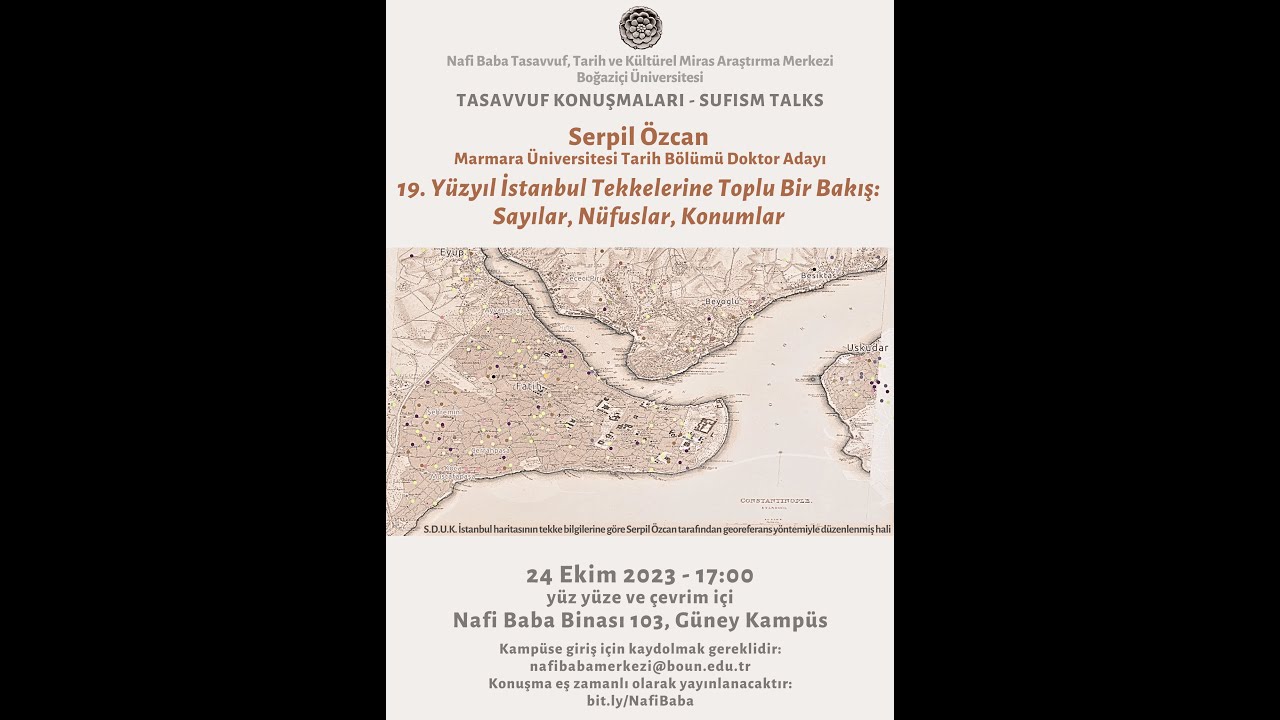 Serpil Özcan | 19. Yüzyıl İstanbul Tekkelerine Toplu Bir Bakış: Sayılar, Nüfuslar, Konumlar