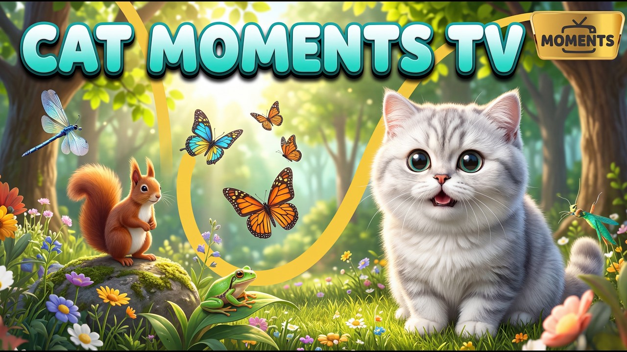 Cat Moments TV | Nature Garden Animals for Cats – Relaxing Wildlife 4K Ep.130