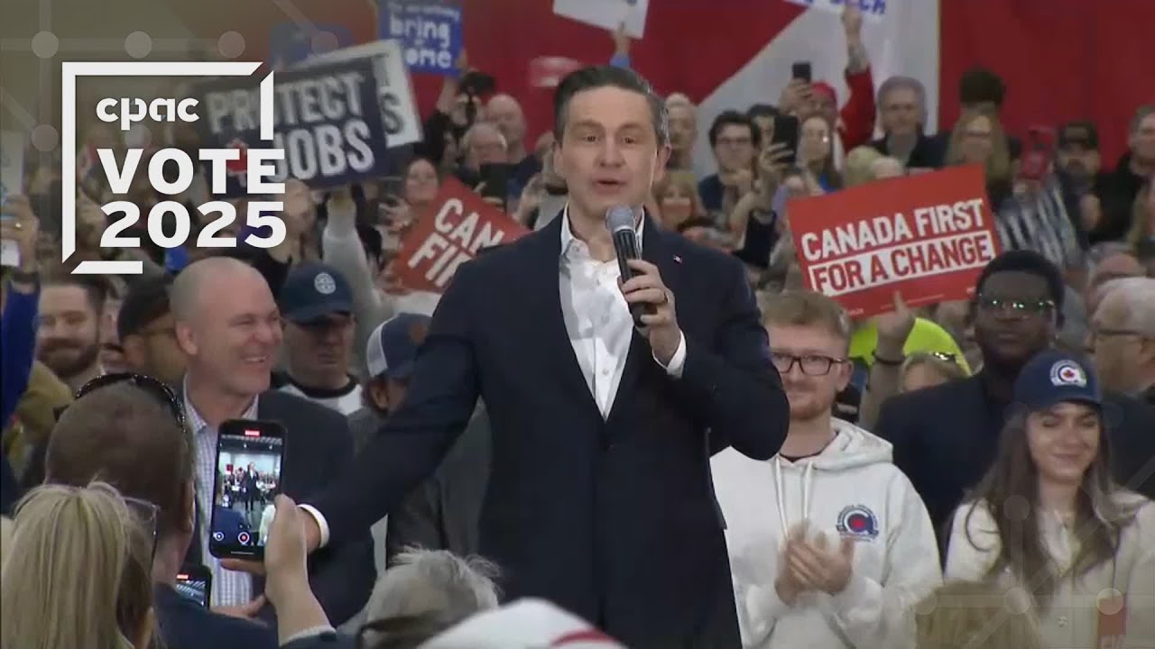 Pierre Poilievre holds rally in Oshawa – April 3, 2025