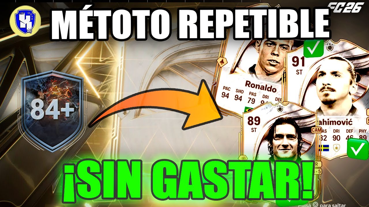 Cómo conseguir sobres ICONO GRATIS en FC26 fácil