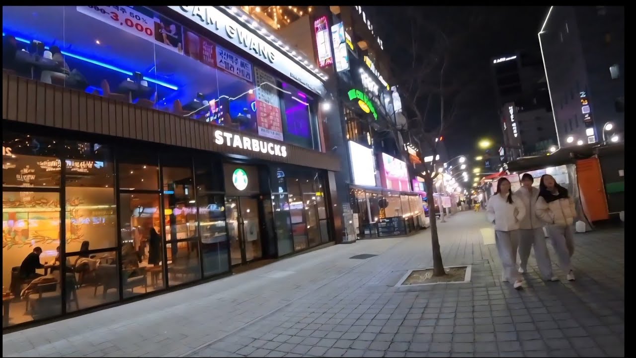 Korea at Night 🇰🇷 | Suwon Ingye-dong → Maetan-dong 4K Walking Tour