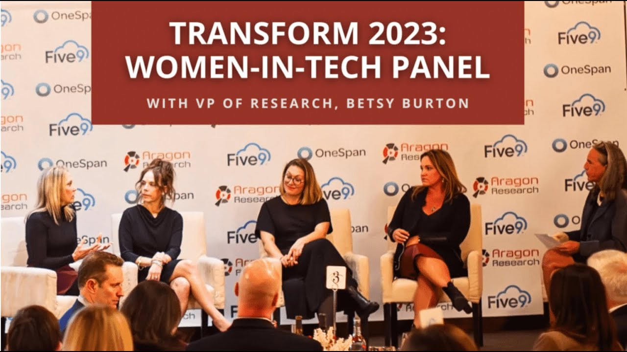 Aragon Research's Women in Technology Panel Discussion at Transform 2023