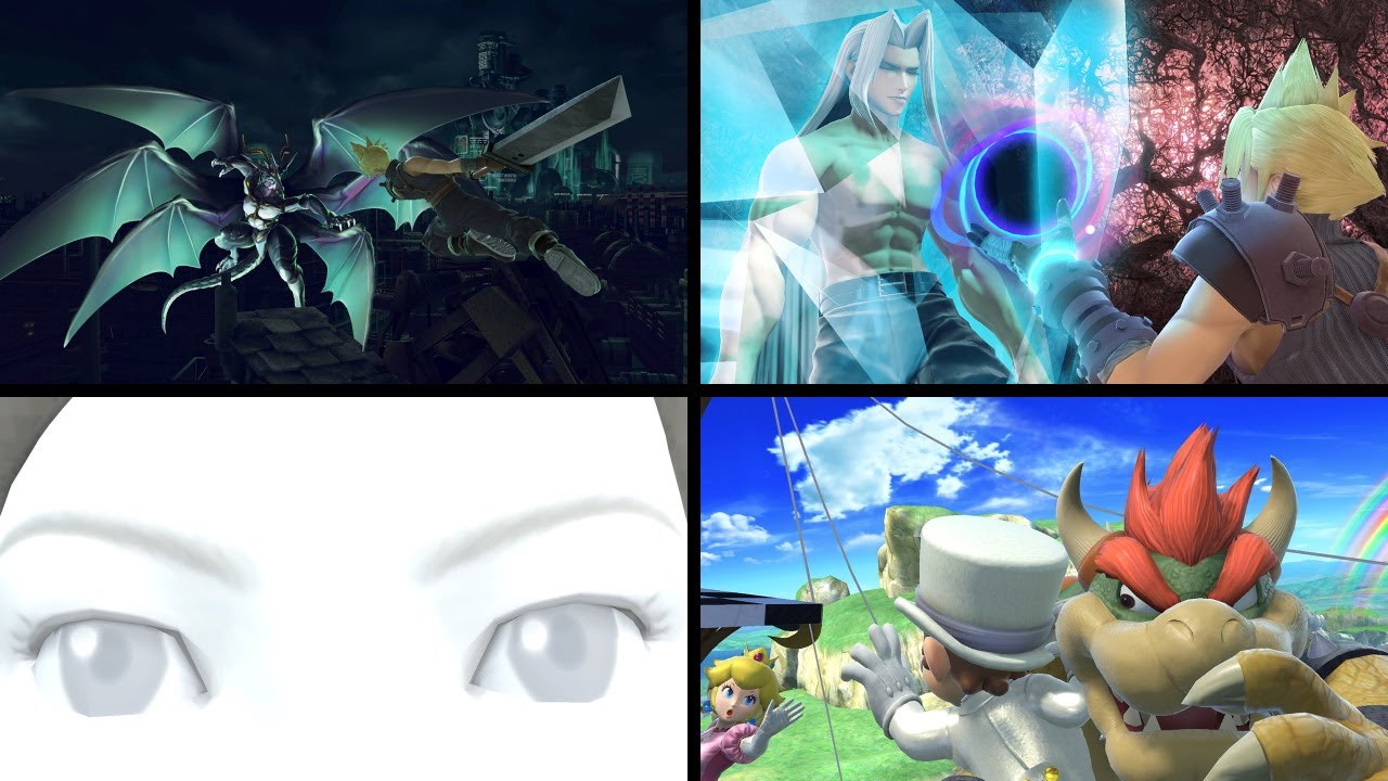 全ファイター勝ちあがり乱闘のクリア絵集 (マリオ～ソラ) / All Classic Mode Victory Screens (Mario-Sora) #スマブラSP #SSBU