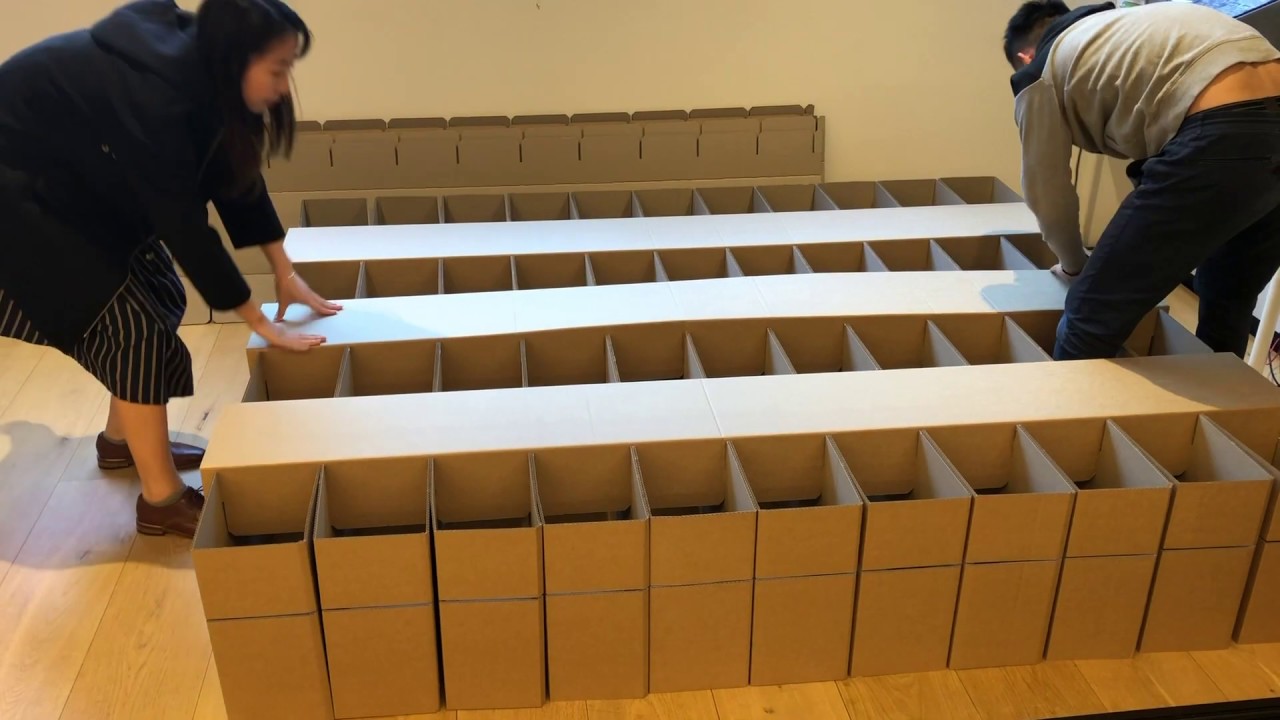 Bed Assembly - Cardboard Bed Step by Step
