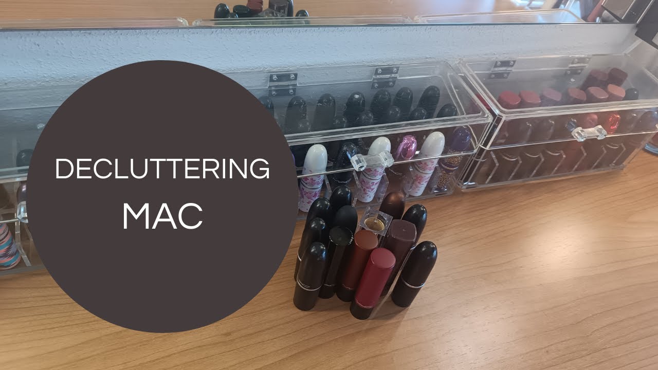 DECLUTTERING de mis LABIALES de MAC | Menos es más