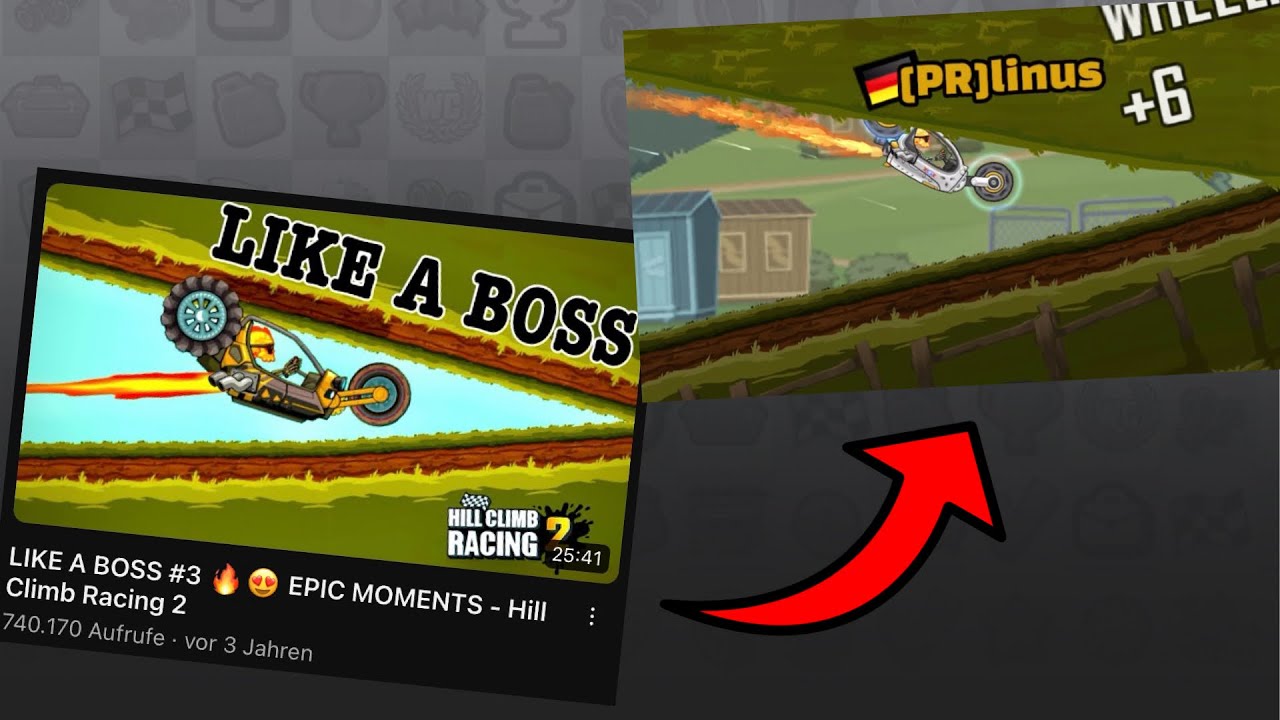 Recreating my Clickbait Thumbnails in Hill Climb Racing 2