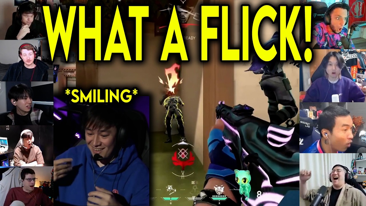 Valorant Streamers Reacts To PRX Something CRAZY FLICK & PRX Alecks Rare Smile😂