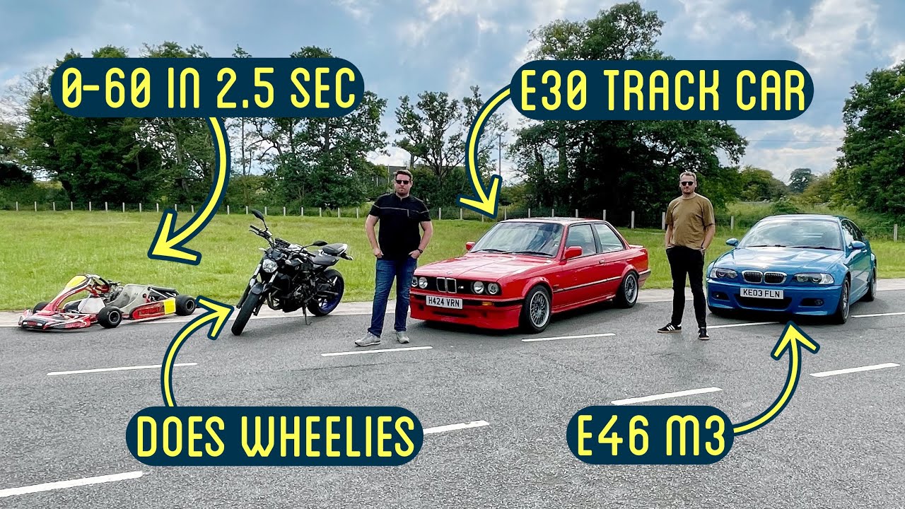 BMW E46 M3 | BMW E30 Track Car | Laps around curborough sprint course