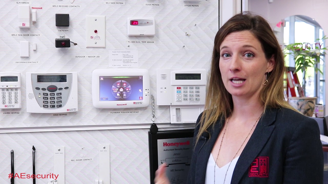 How to arm a Honeywell Vista series Tuxedo Keypad in Night Stay
