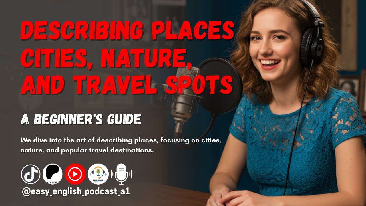 Describing Places – Cities, Nature, and Travel Spots | English Learning Podcast 🎙️🚀