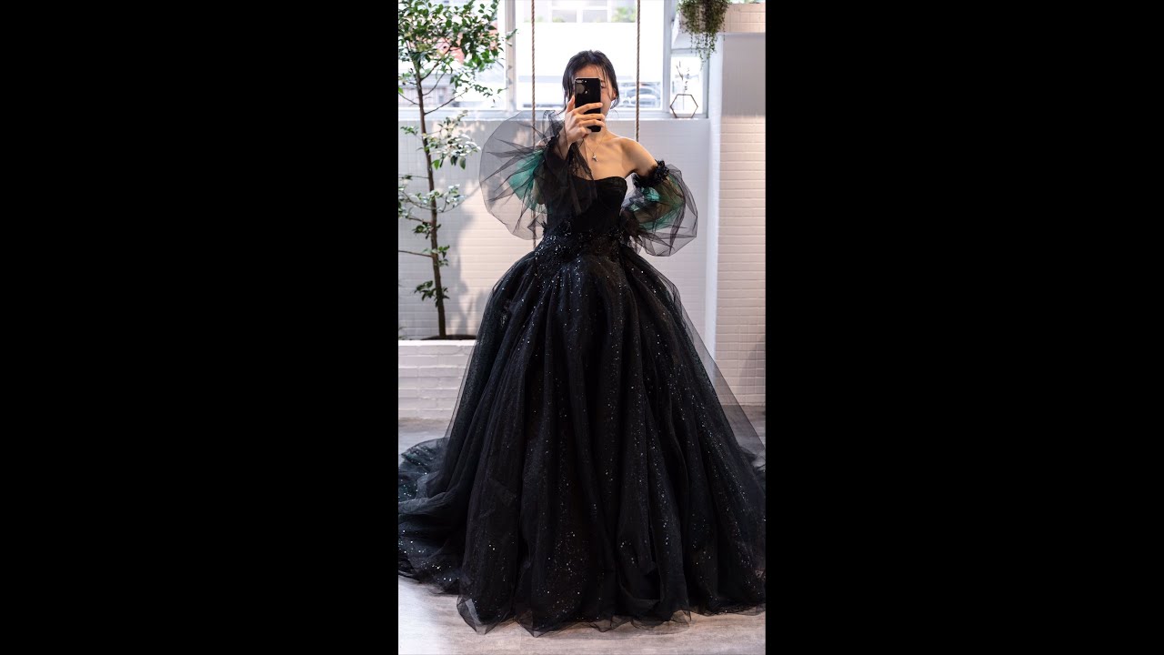 Black Wedding Dresses | Cocomelody Gothic Wedding Dresses 2022