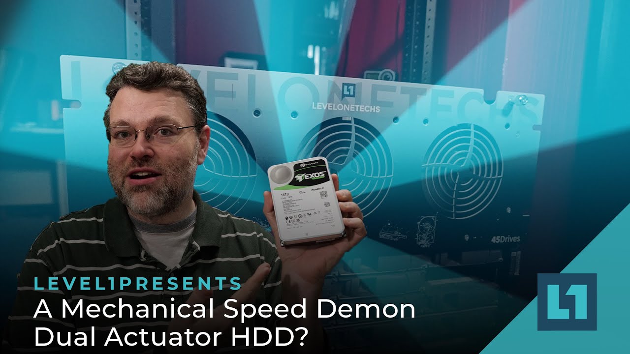 Dual Actuators: 500+ MB/sec Mechanical Drives w/ Exos Mach.2