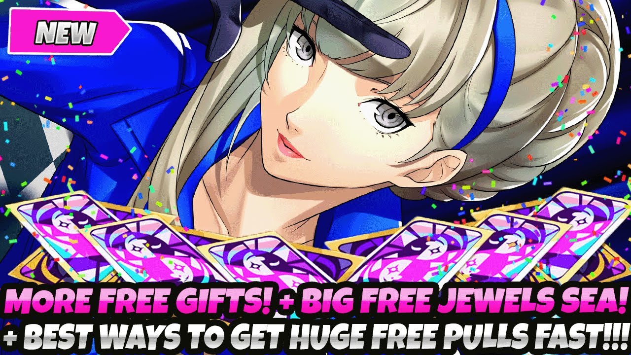 *MORE NEW FREE GIFTS!* + BIG FREE JEWELS SEA! + BEST WAYS TO GET SUMMONS FAST (Persona 5 Phantom X