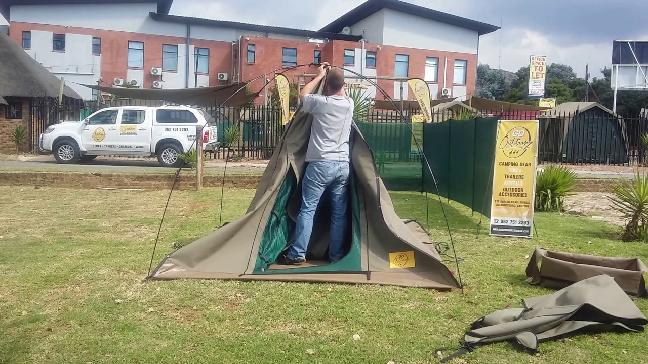 How To Fold a Canvas Dome Tent