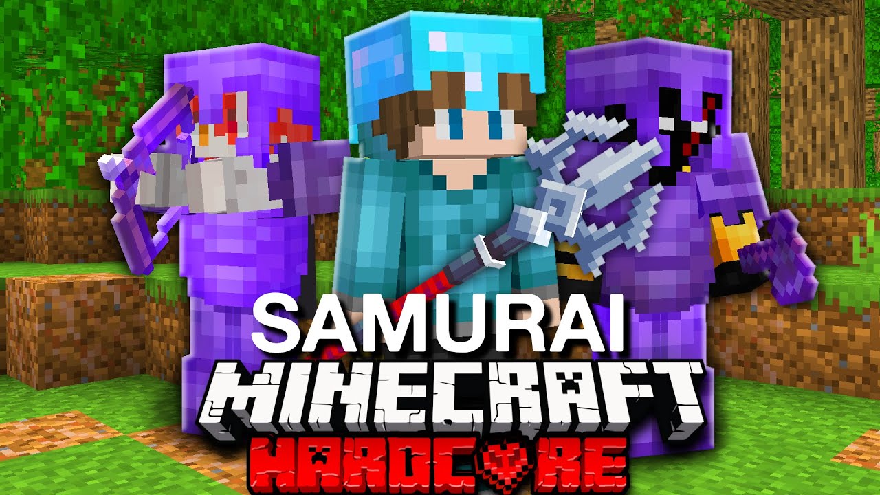 100 Players Simulate SAMURAI Hunger Games in Minecraft!