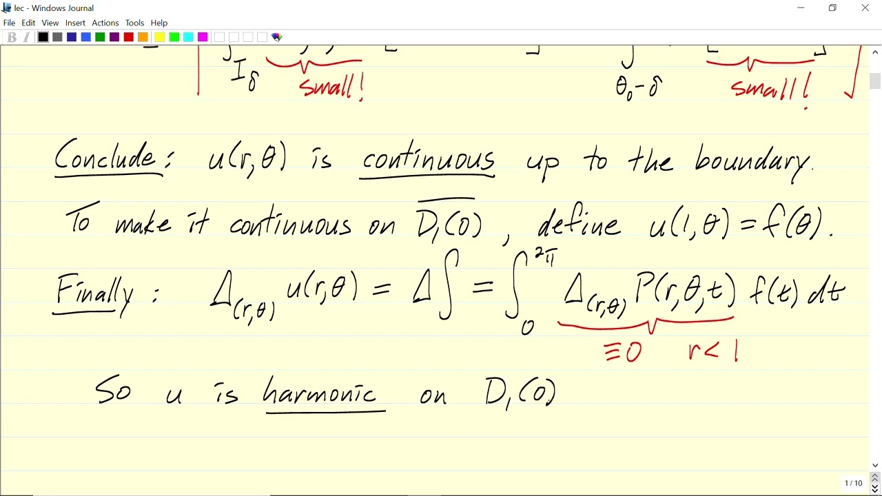 Lec 14 - Harmonic functions (Purdue University)