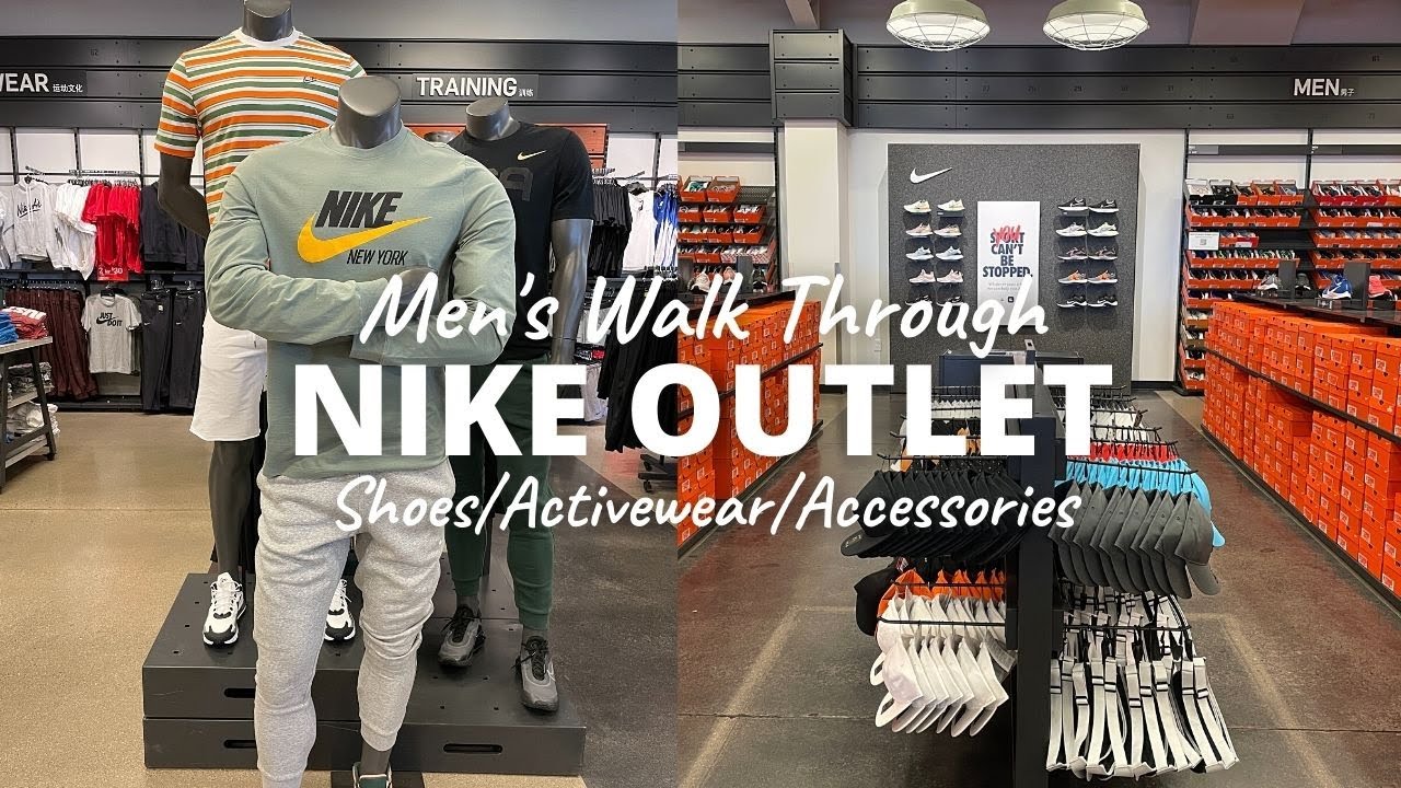 ✨Nike Outlet Store Shop With Me✨ | Men’s Walk Through | Shoes/Apparels/Accessories