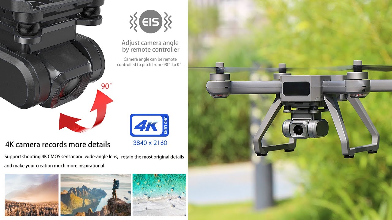 NEW! MJX B20 EIS The Best GPS Drone Aerial Photography 4K HD Camera Brushless Motor Drone Setting