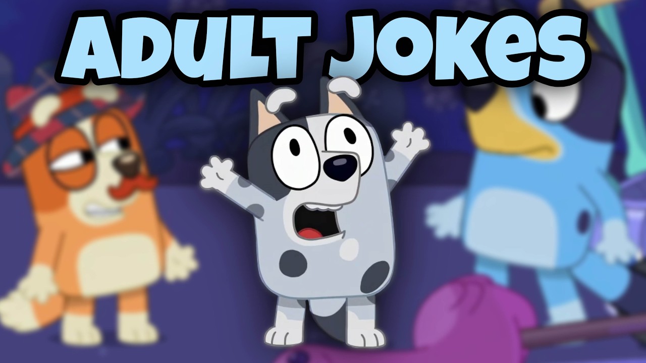 Adult Jokes in Bluey