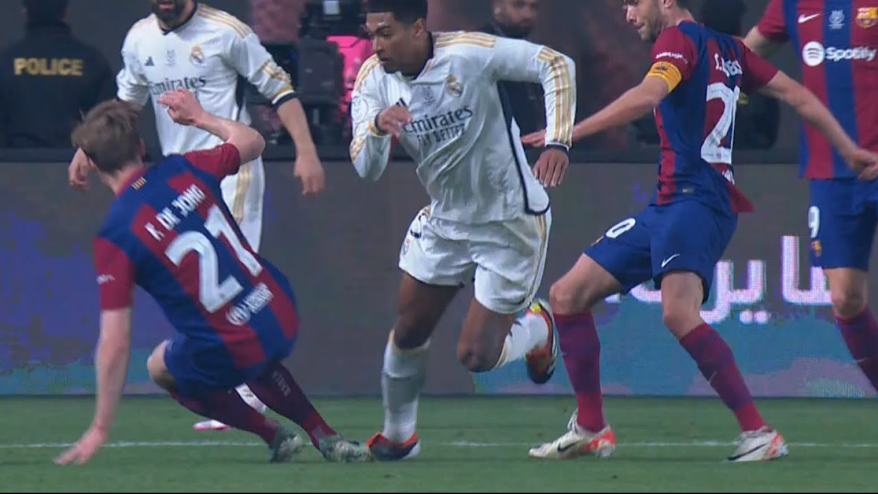 Jude Bellingham vs FC Barcelona (14/01/2024) HD #judebellingham