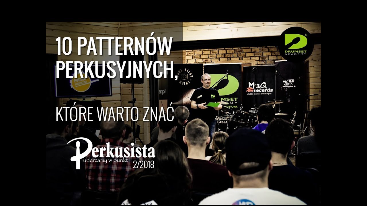 Lekcje gry na perkusji - 10 patternów  perkusyjnych, które warto znać