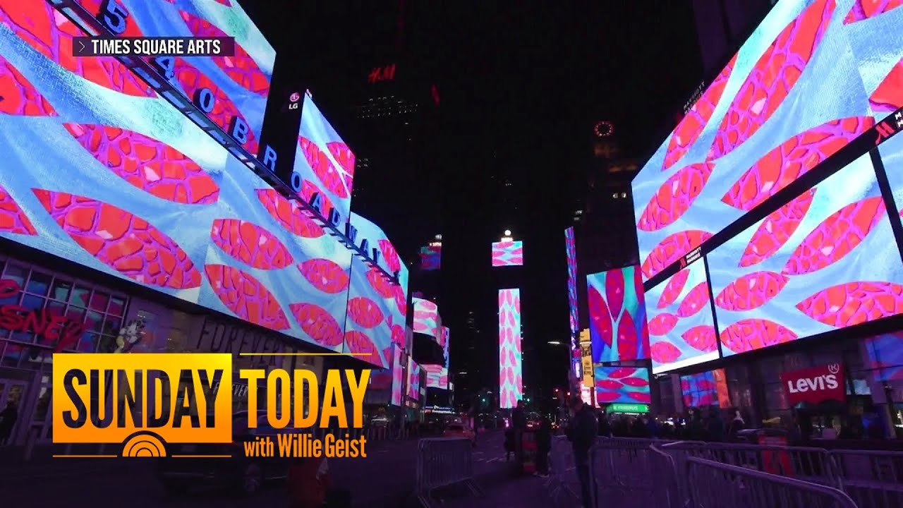 How Times Square transforms into massive art display every midnight