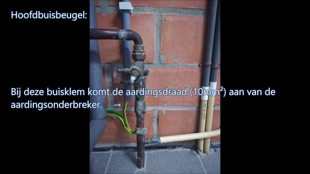 Aarding waterleiding/watermeter