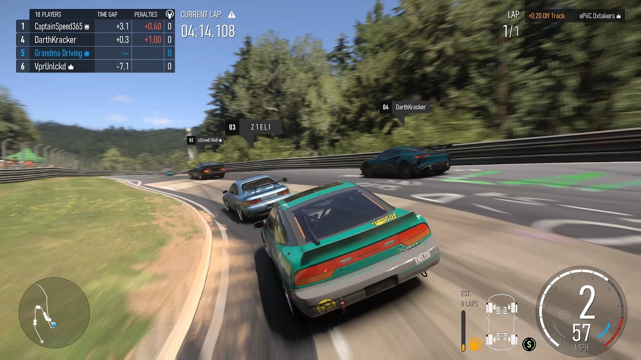 Ryan Cooper Pushing The Nissan 240SX To The Limit on the Nurburgring (Forza Motorsport)