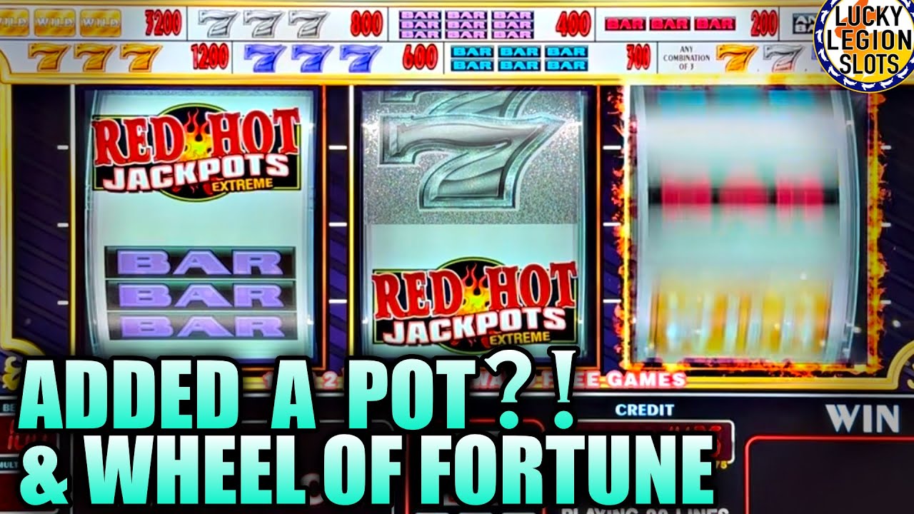 They Added a Pot 🙄 RED HOT JACKPOTS EXTREME & WHEEL of FORTUNE 3 Reel Mechanical Slot Machines
