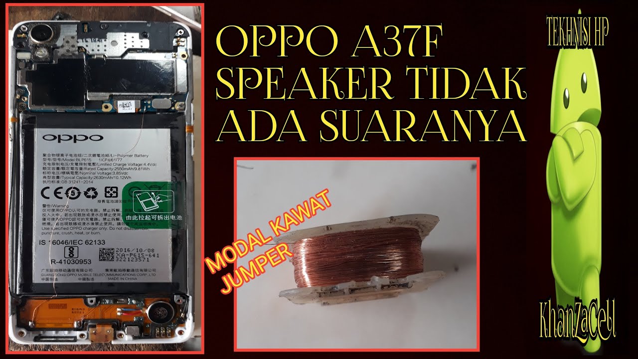 oppo a37f speaker musik tidak ada suara