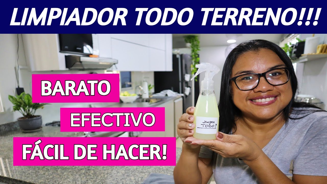 ✅ Cómo hacer un LIMPIADOR ,  BARATO y EFECTIVO? / limpiador MULTIUSOS hecho en casa!