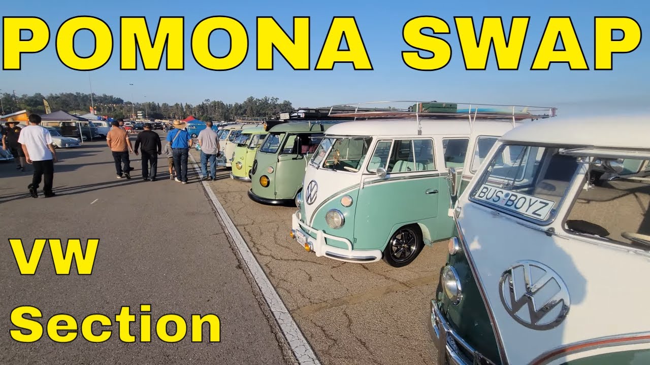 VW Section at Pomona Swap Meet – Classic Car Show August 2025