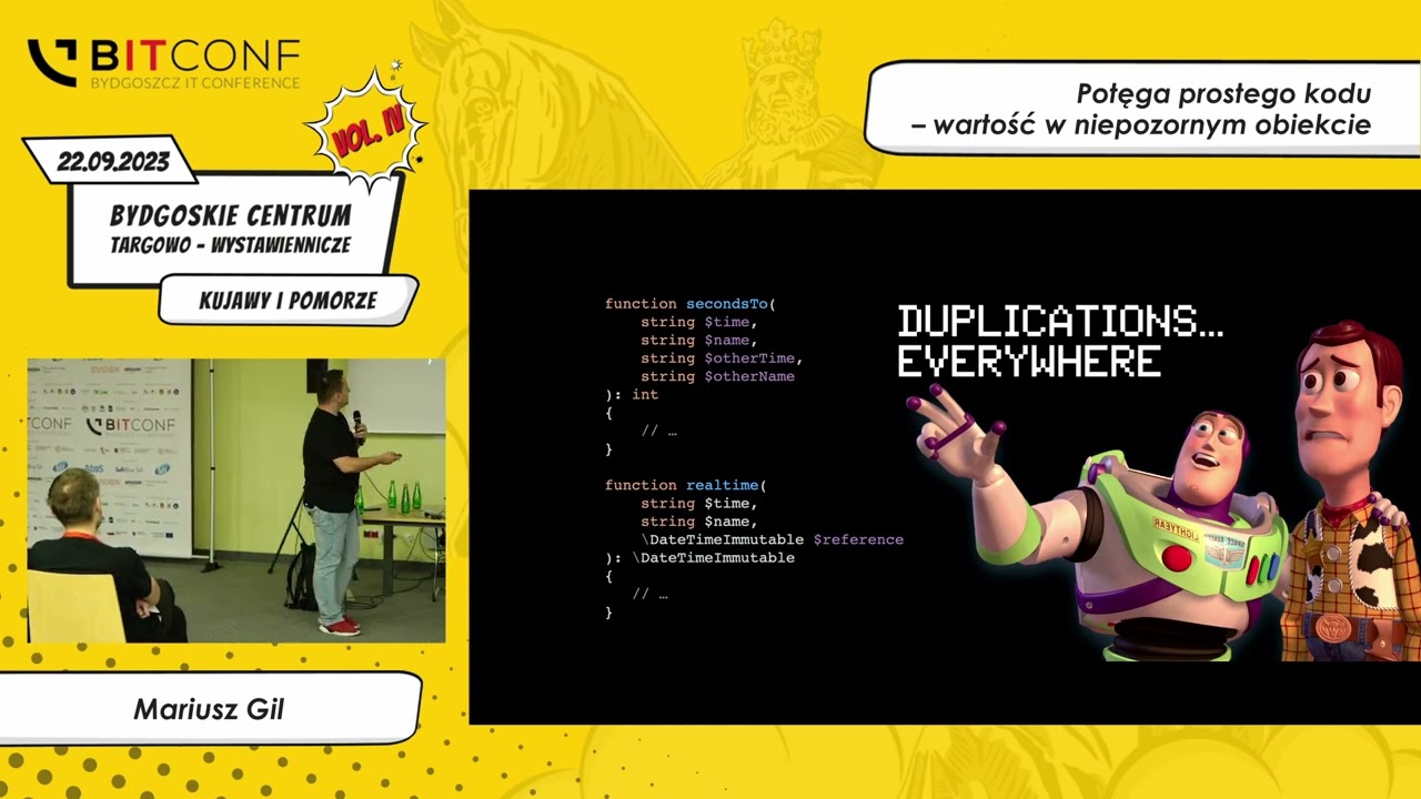 bITconf 2023 - [Mariusz Gil] Potęga prostego kodu – wartość w niepozornym obiekcie