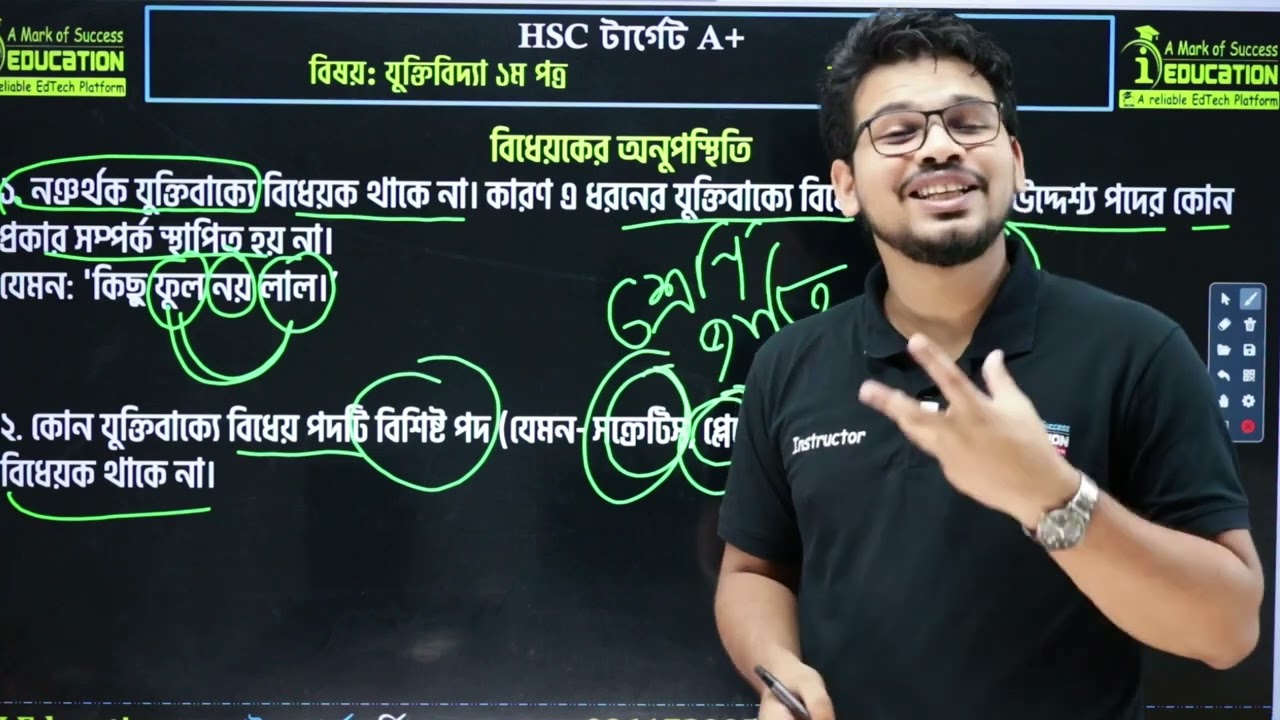 HSC 26-27 যুক্তিবিদ্যা ১ম পত্র ৪র্থ অধ্যায় | বিধেয়কের প্রকৃতি ও প্রকারভেদ | Logic 1st Paper