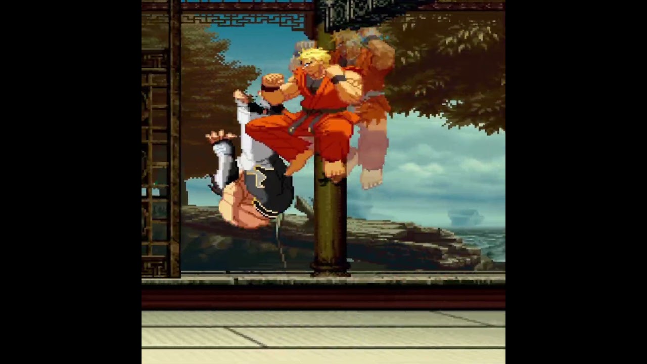 Rematch!!! Jin Kazama VS Ryo Sakazaki Mugen Tekken VS KOF #mugen #mugengameplay #kof #ryo