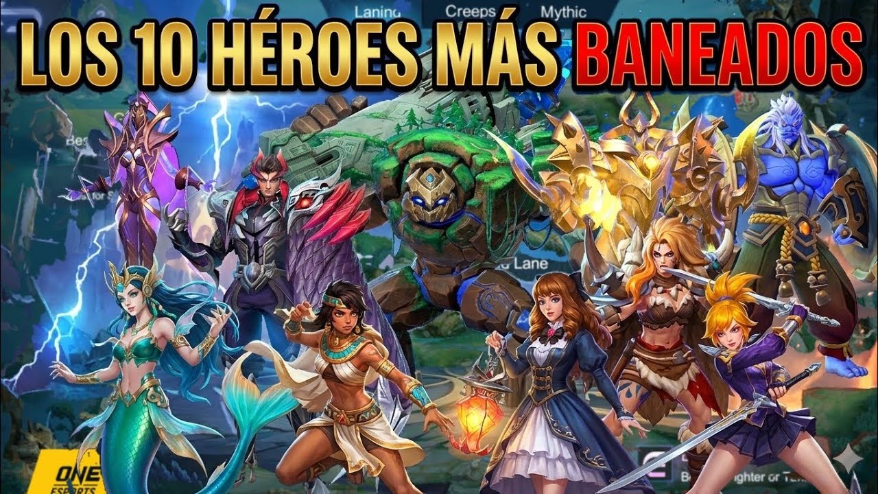 🔥Top 10 Héroes Más Baneados del M7 | El Miedo del Mundial MLBB🔥 MLBB